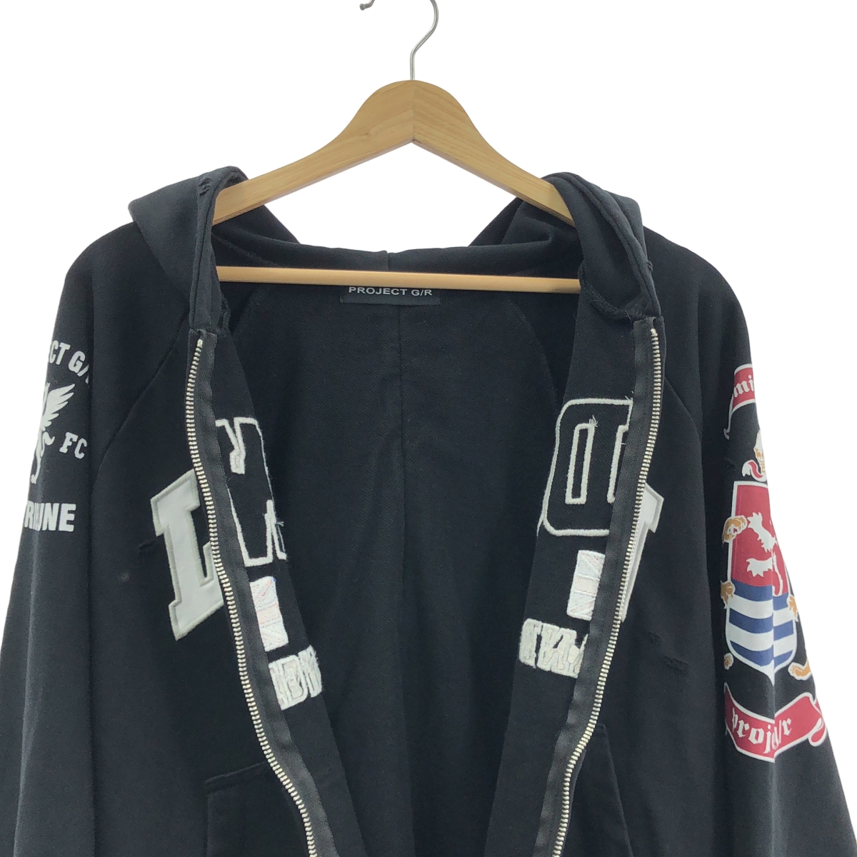 その他 Reconstructed Folded Zip Hoodie リコンストラクテッド フォルデッド ジップフーディ