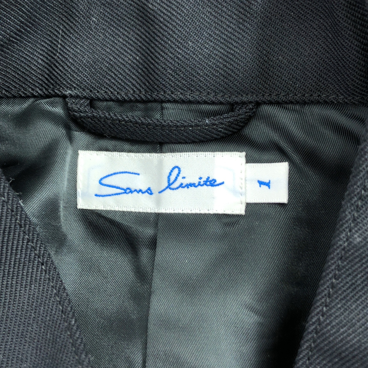 sans limite / サンリミット ギャバ コサック ジャケット