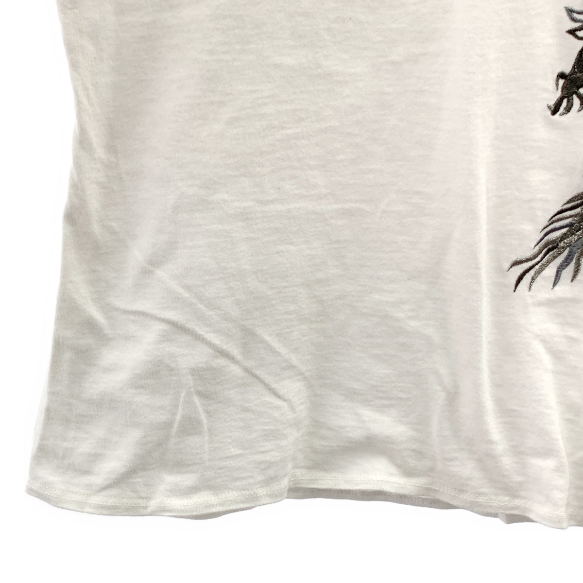 VIVIENNE TAM / ヴィヴィアンタム ビジュー 装飾 ドラゴン エンブロイダリー Tシャツ カットソー