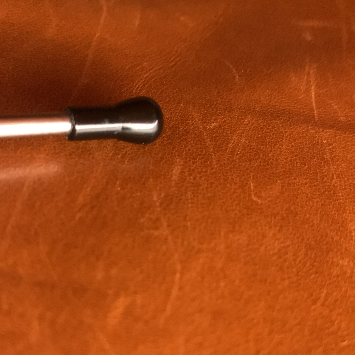 MORABITO / モラビト オーストリッチ レザー ロゴプレート ハンドバッグ