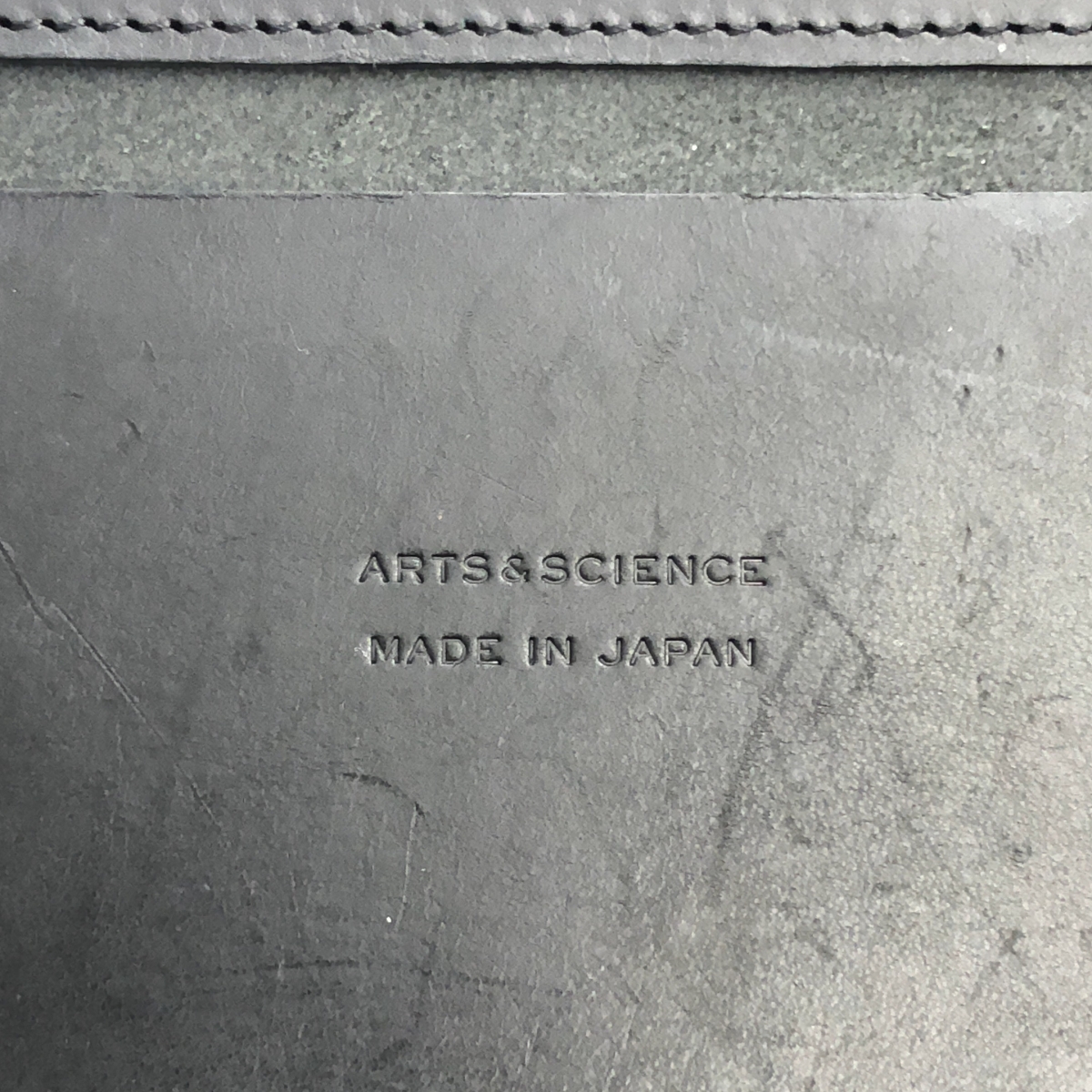 ARTS&SCIENCE / アーツアンドサイエンス レザー ワイド トートバッグ