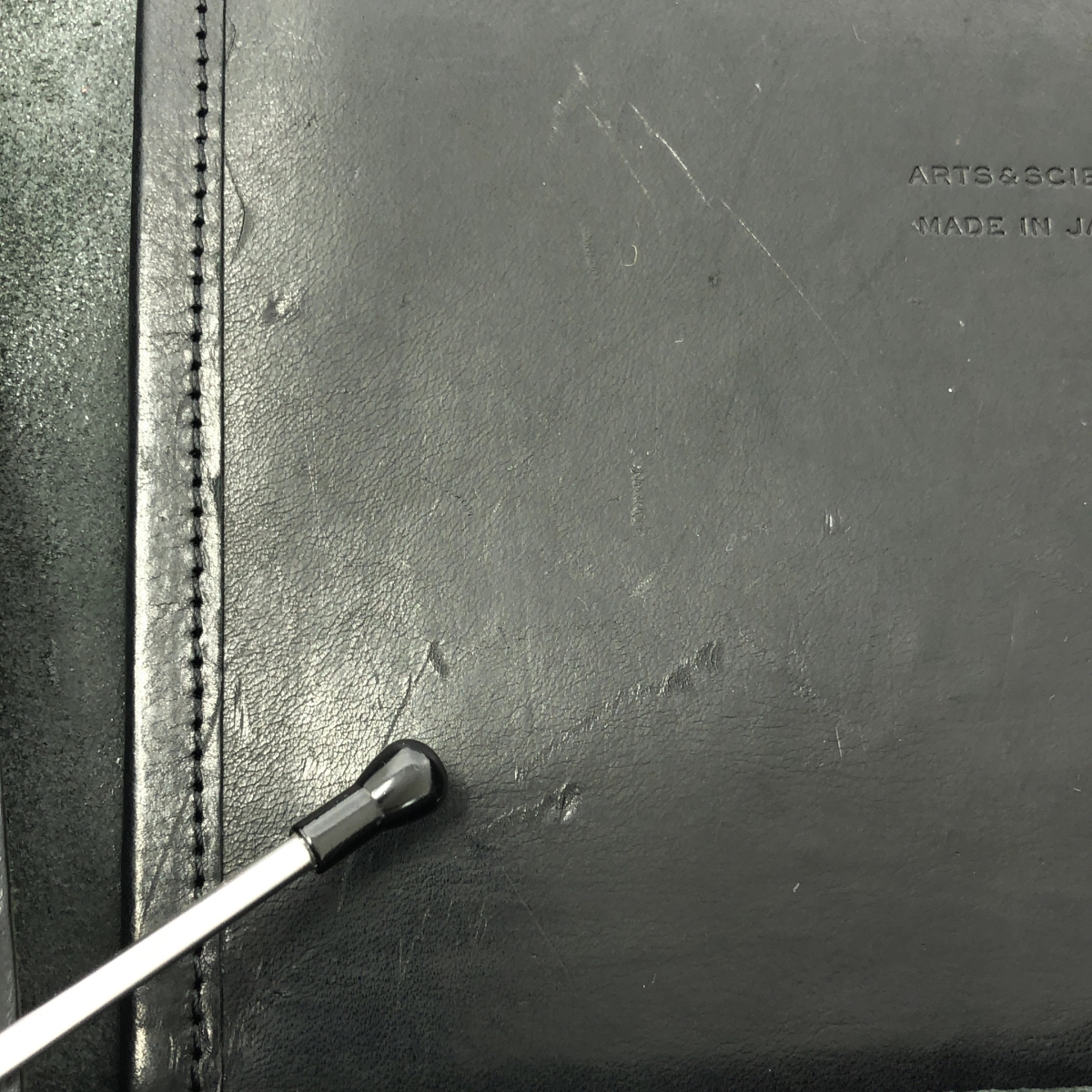 ARTS&SCIENCE / アーツアンドサイエンス レザー ワイド トートバッグ