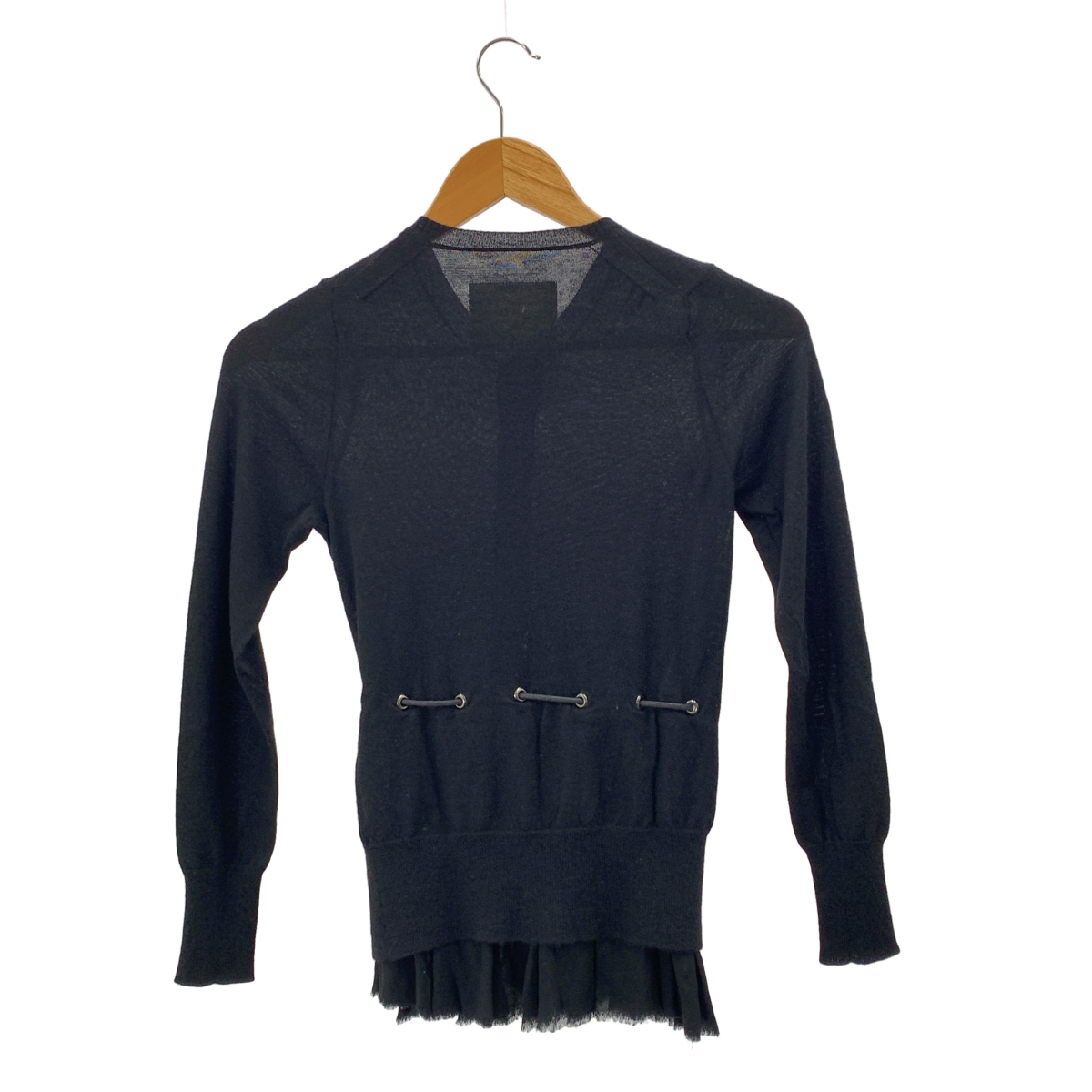 sacai / サカイ カシミヤ ドローコード レイヤード カーディガン