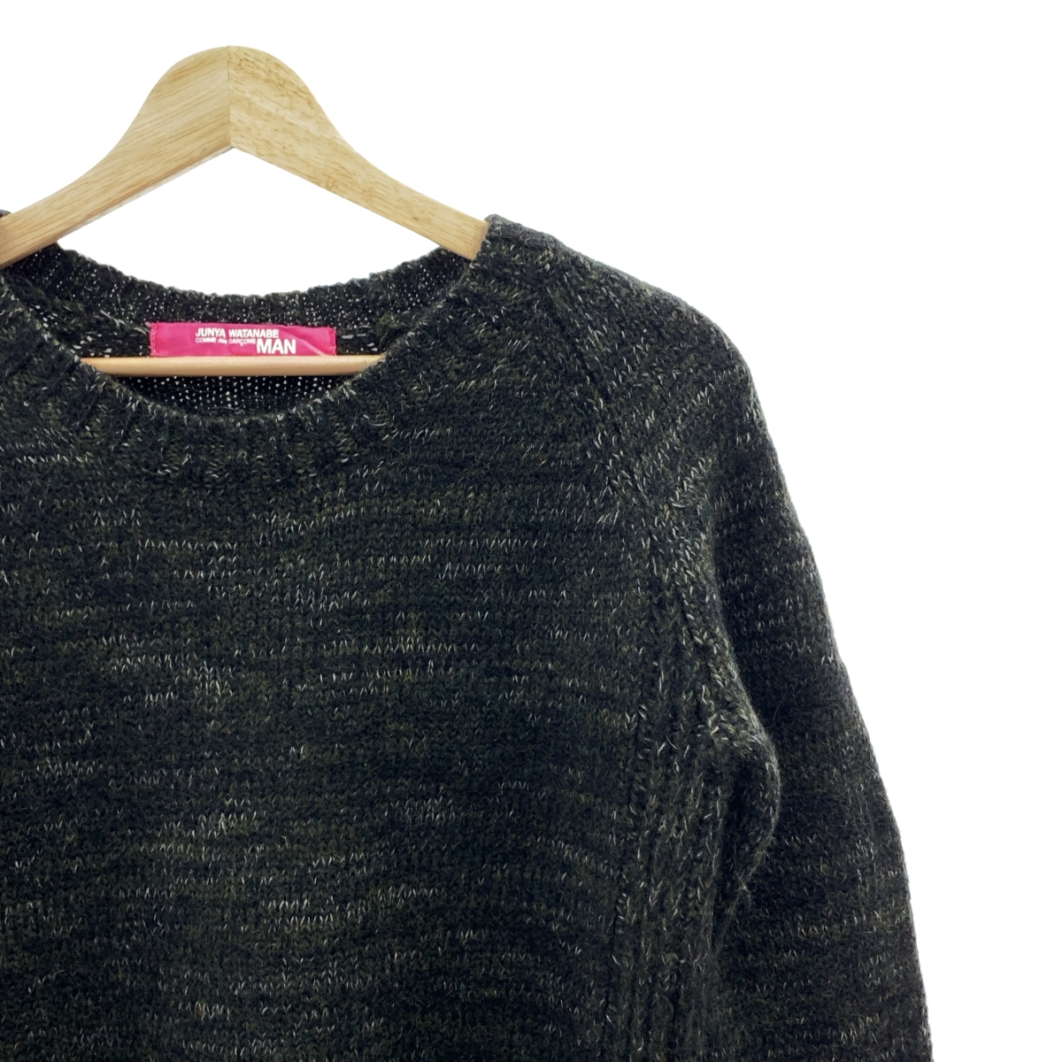 JUNYA WATANABE MAN PINK / ジュンヤワタナベマンピンク モヘヤ混 メランジ ロング ニット