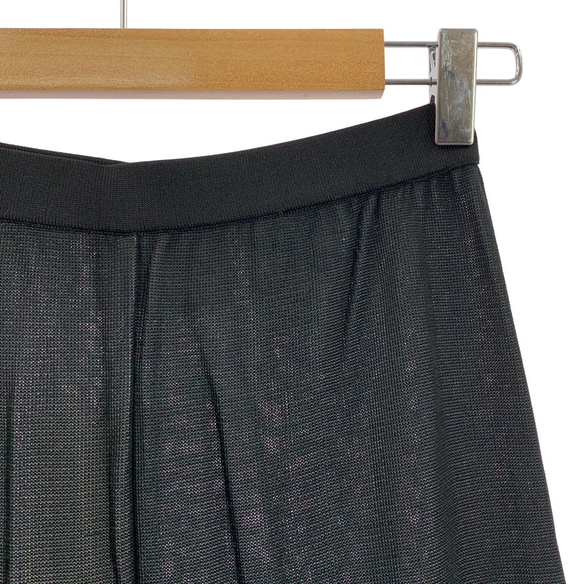 TAN / タン DOUBLE COLOR PANTS ワイド ニット パンツ