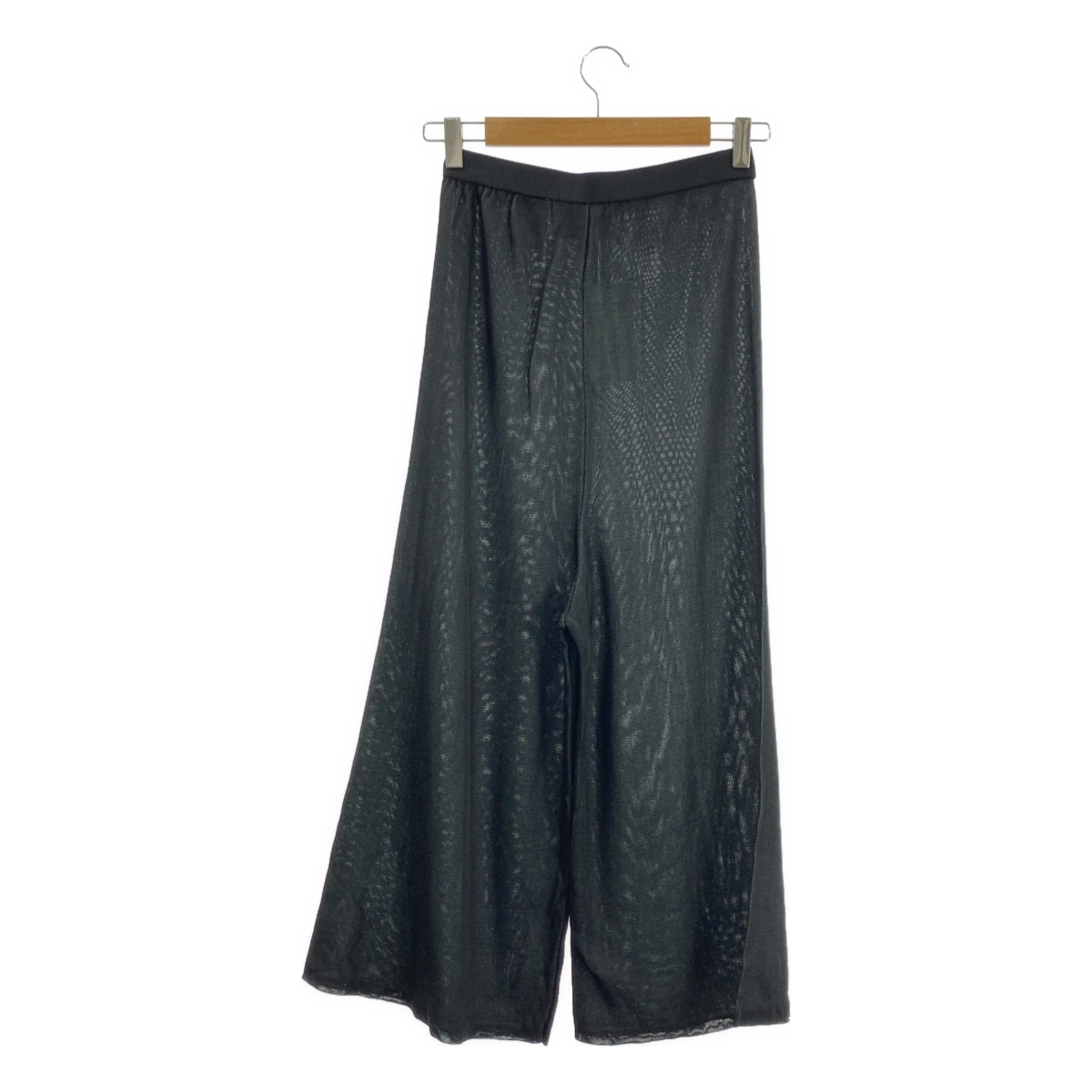 TAN / タン DOUBLE COLOR PANTS ワイド ニット パンツ