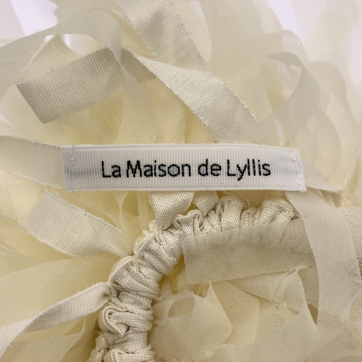 La Maison de Lyllis / ラメゾンドリリス POALE ポアレ / リボン シュシュ ヘアゴム