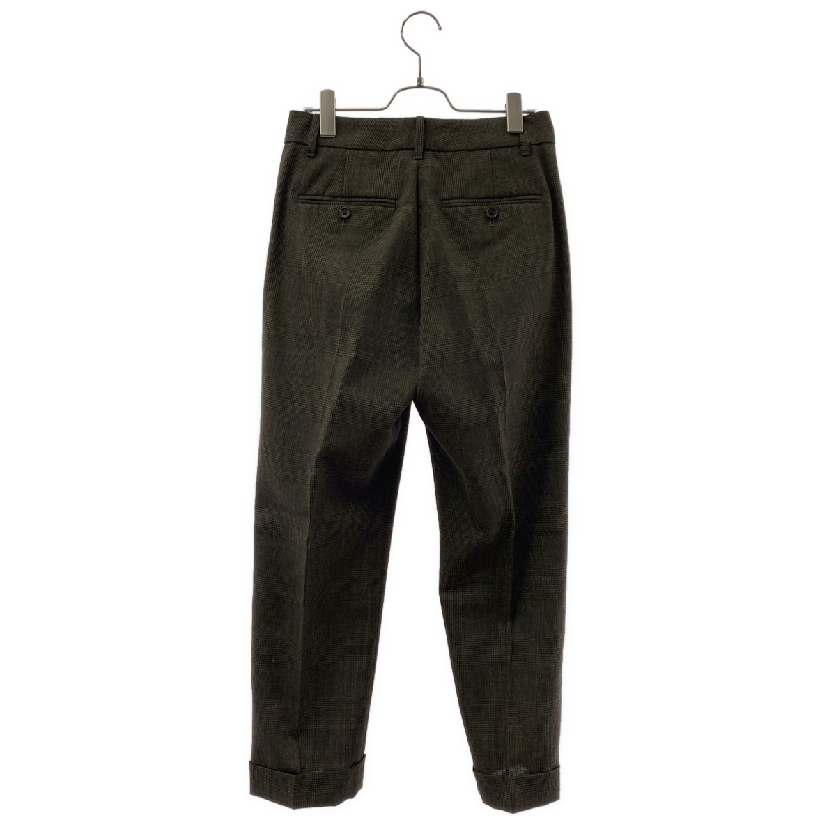 MARGARET HOWELL / マーガレットハウエル × FOX BROTHERS ウール チェック パンツ