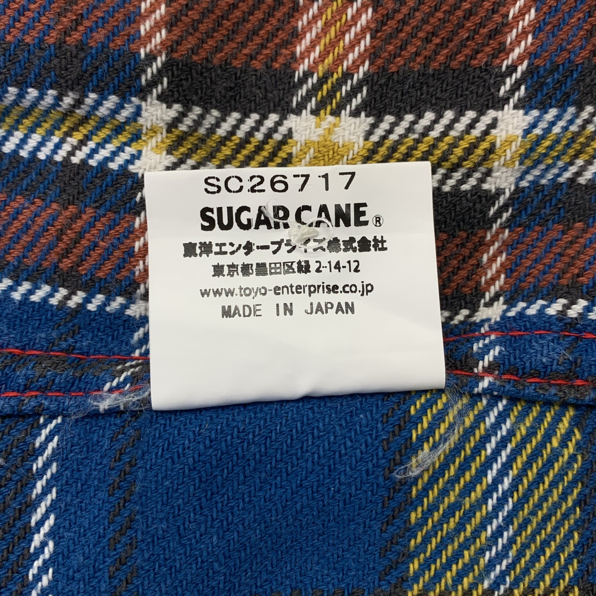 SUGAR CANE / シュガーケーン TWILL CHECK L/S WORK SHIRT / コットン チェック フランネル ワークシャツ