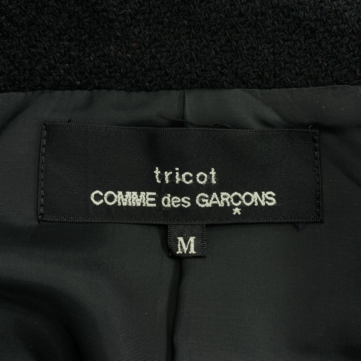 tricot COMME des GARCONS / トリココムデギャルソン ワイドカラー ウール ジャケット