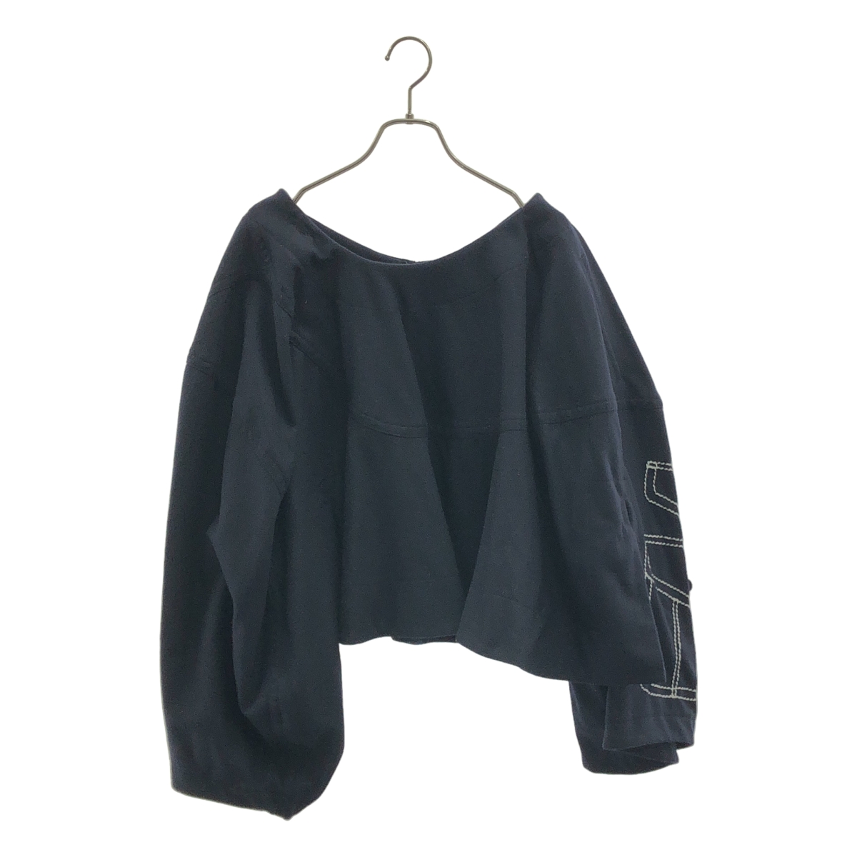 COMME des GARCONS / コムデギャルソン ウール 変形 アシンメトリー ステッチワーク バックジップ パンツ