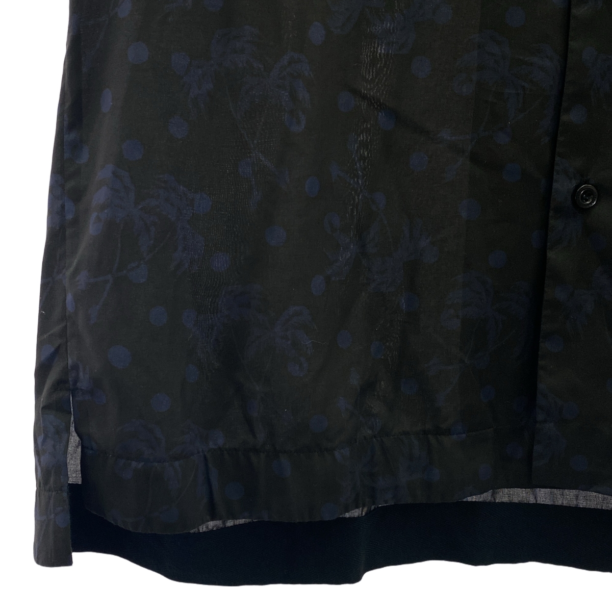 sacai / サカイ × SUN SURF / サンサーフ 総柄 パームツリードット オープンカラー アロハシャツ