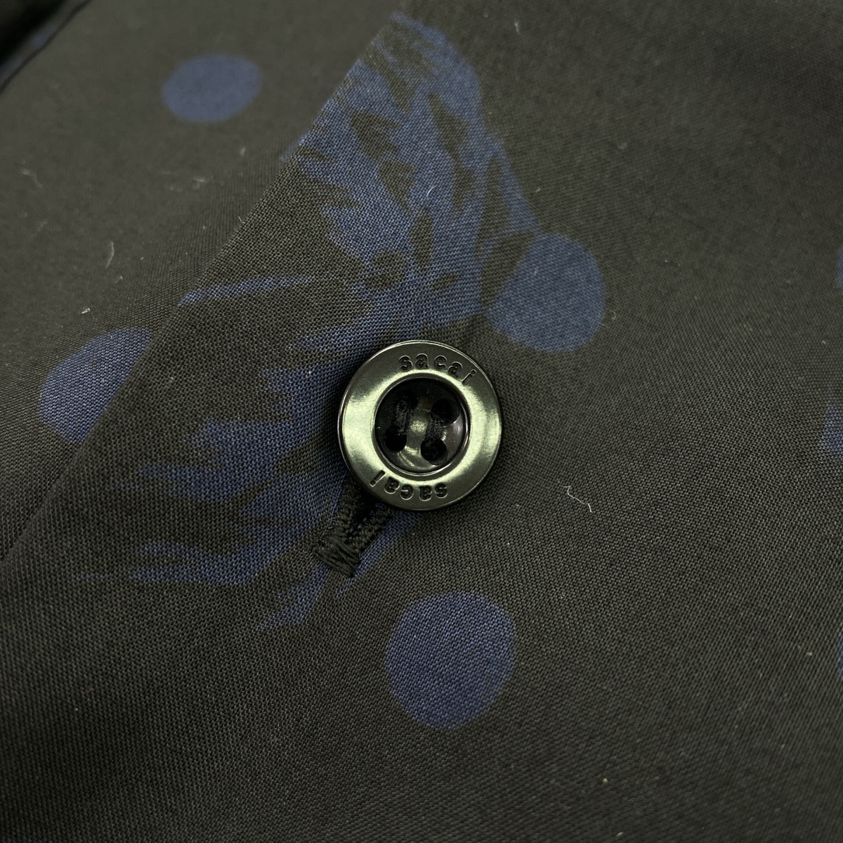 sacai / サカイ × SUN SURF / サンサーフ 総柄 パームツリードット オープンカラー アロハシャツ