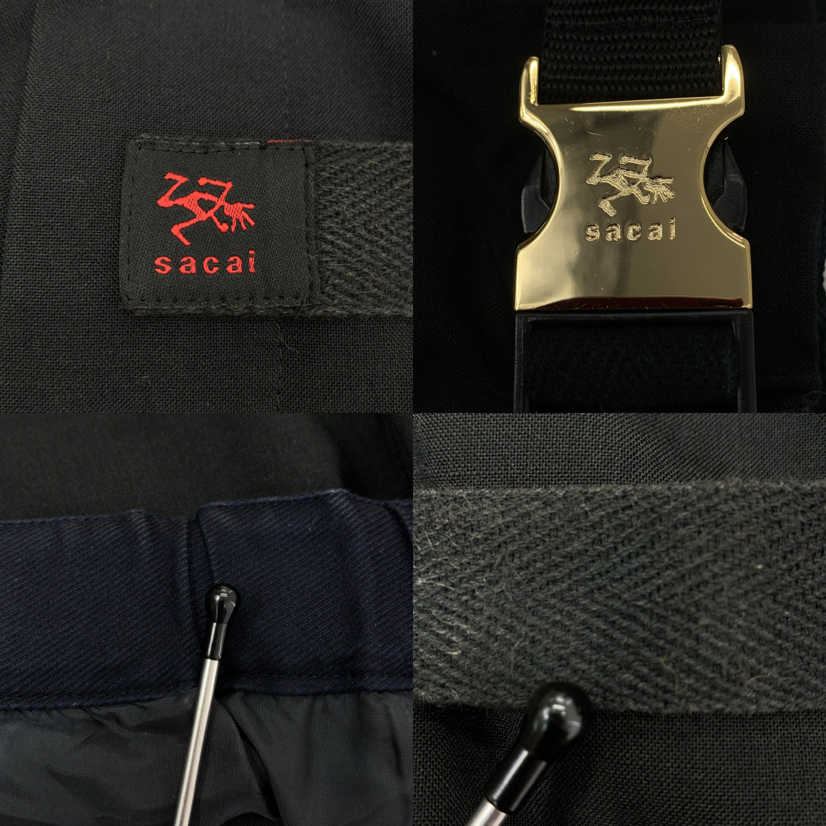 sacai / サカイ × GRAMICCI / グラミチ サイドライン ベルテッド ショートパンツ ショーツ