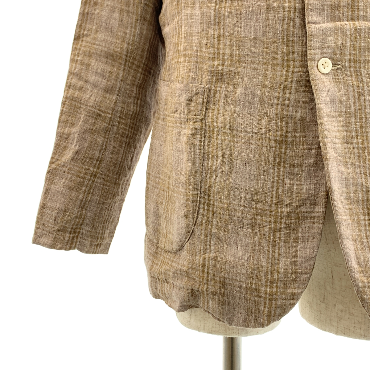 kaval / カヴァル linen tweed jacket / リネン ツイード オーバー ジャケット / ヘリンボーン総裏地