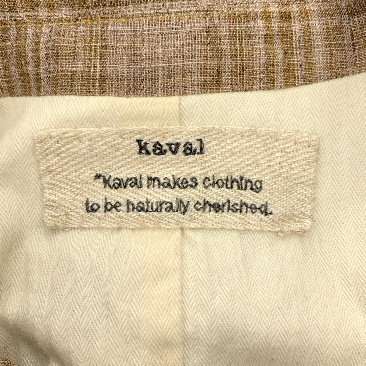 kaval / カヴァル linen tweed jacket / リネン ツイード オーバー ジャケット / ヘリンボーン総裏地