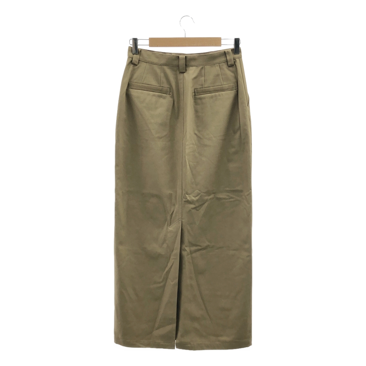 NOBLE / ノーブル チノ タイト マキシ スカート