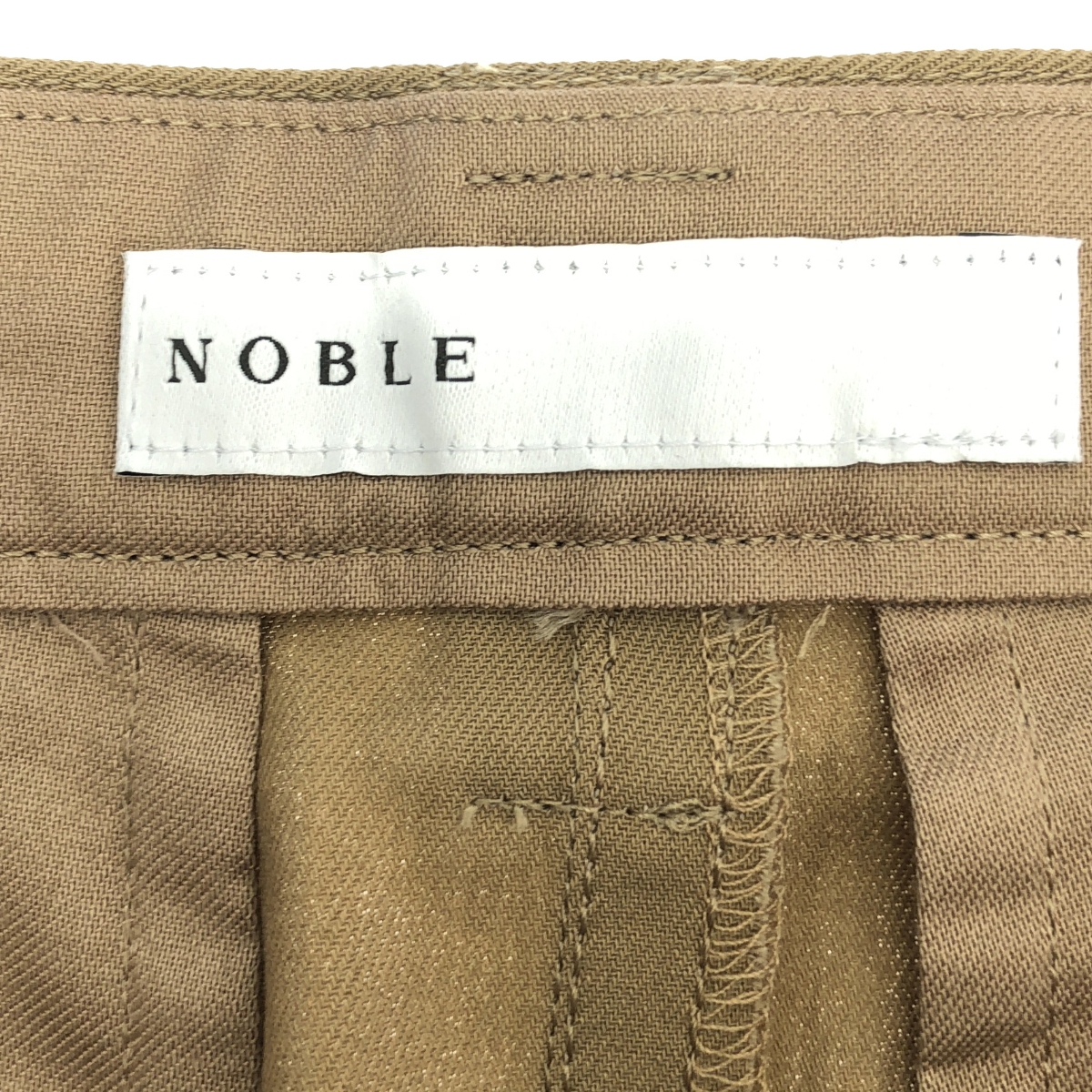 NOBLE / ノーブル チノ タイト マキシ スカート