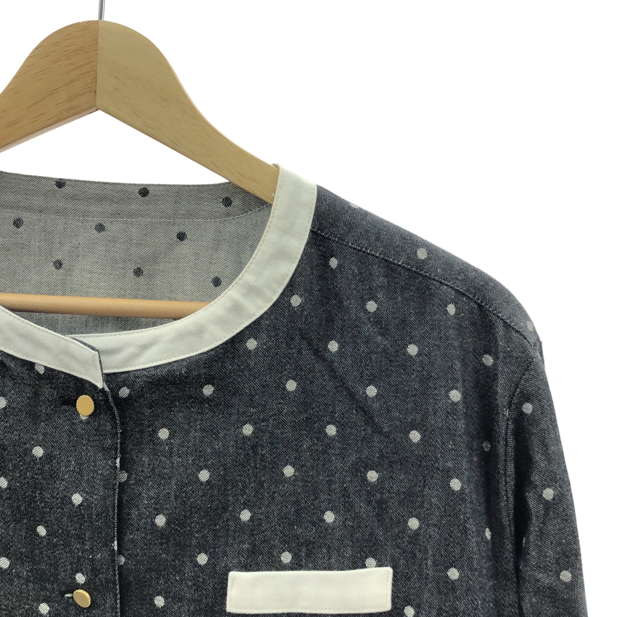 madder madder / マダマダ ドットブラウスジャケット