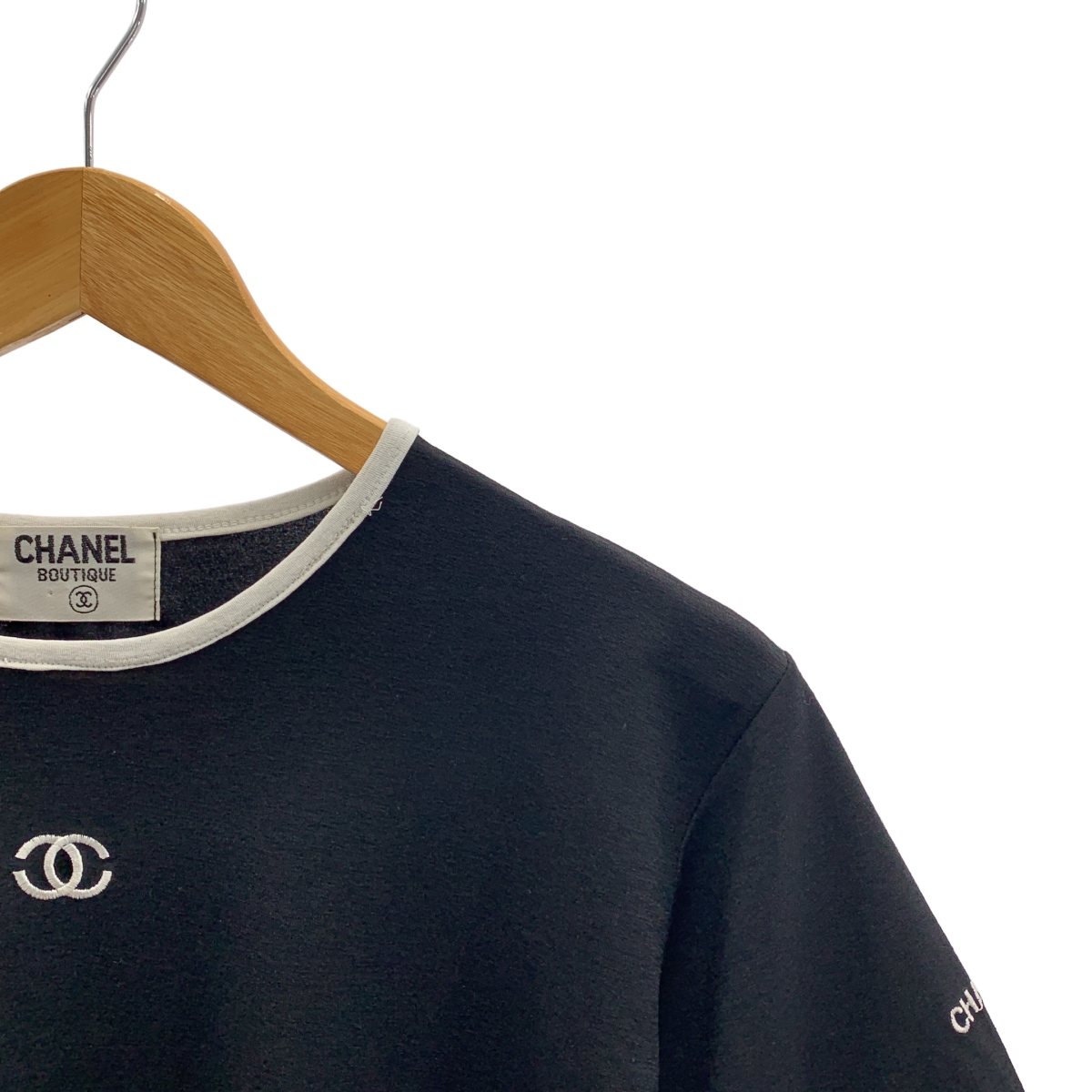 CHANEL / シャネル ココマーク ロゴ パイピング Tシャツ カットソー