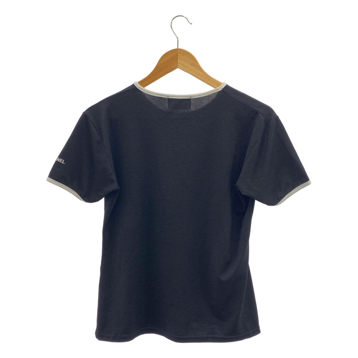 CHANEL / シャネル ココマーク ロゴ パイピング Tシャツ カットソー