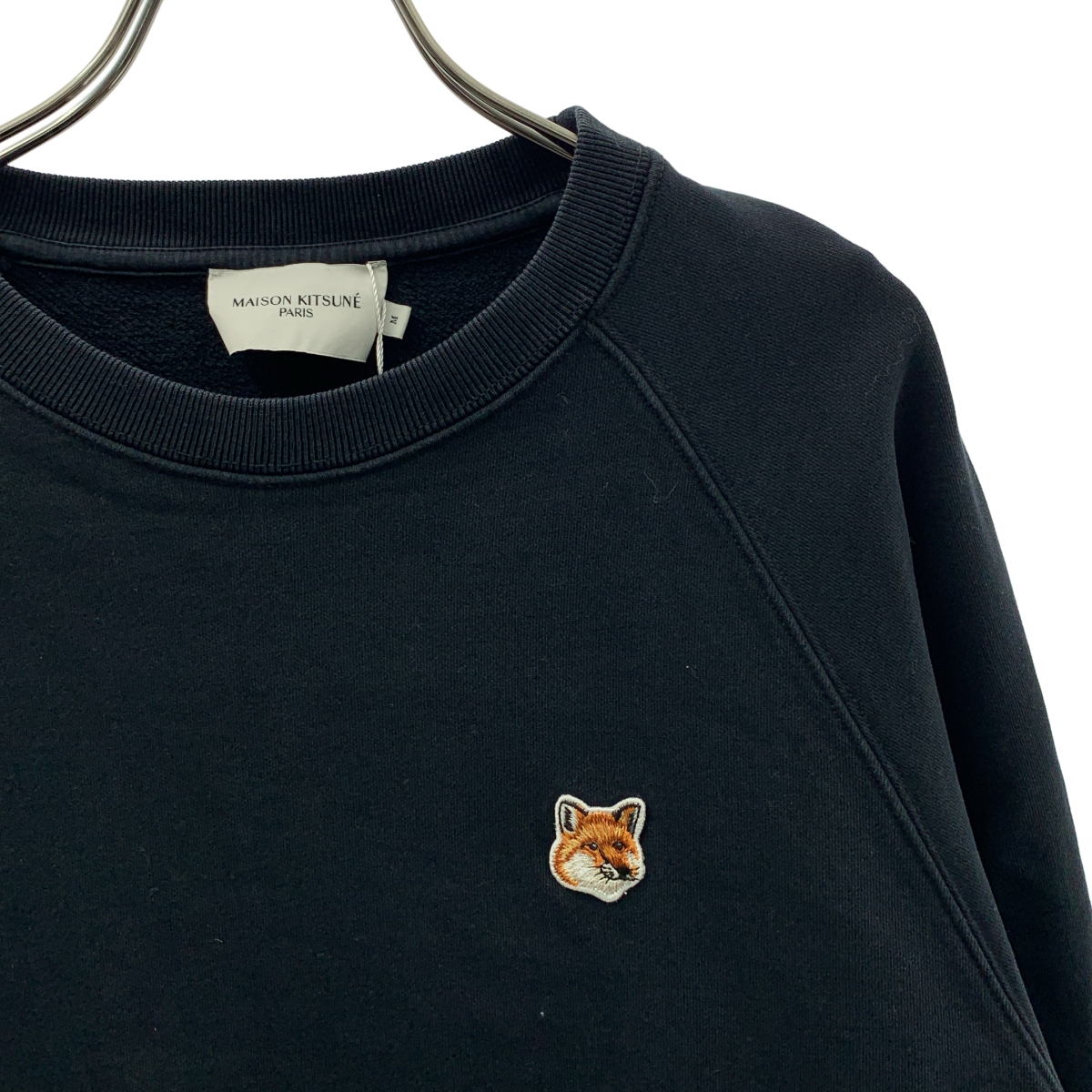 MAISON KITSUNE / メゾンキツネ FOX HEAD PATCH パッチ クルーネック トレーナー