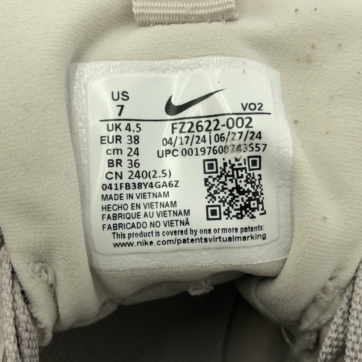 NIKE / ナイキ V2K RUN GTX ゴアテックス スニーカー