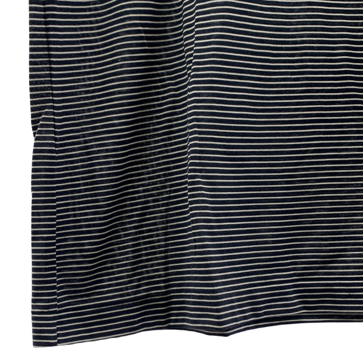 MAATEE&SONS / マーティー&サンズ SILK S/SLEEVE LOOSE TEE ボーダー シルク 半袖 Tシャツ