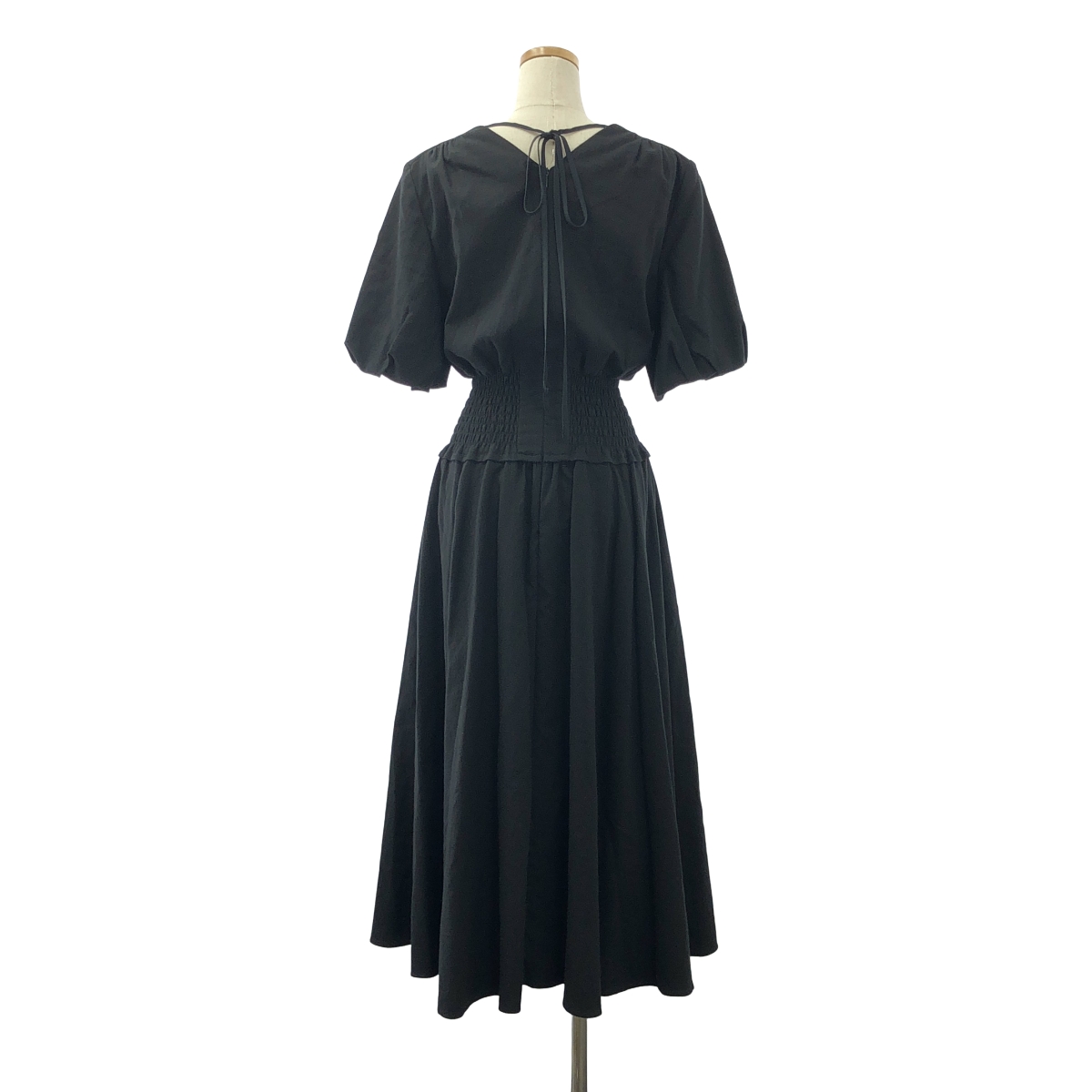 BORDERS at BALCONY / ボーダーズアットバルコニー RESORT DRESS リゾートドレス ウエストギャザー ワンピース