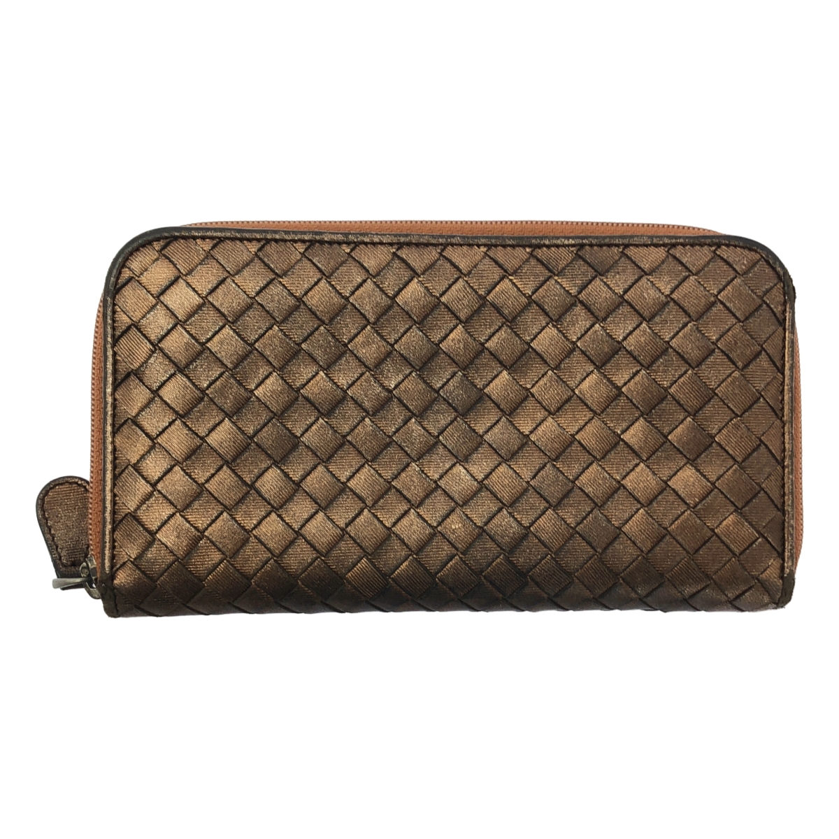 BOTTEGA VENETA / ボッテガヴェネタ イントレチャート ラウンドジップ ロング ウォレット