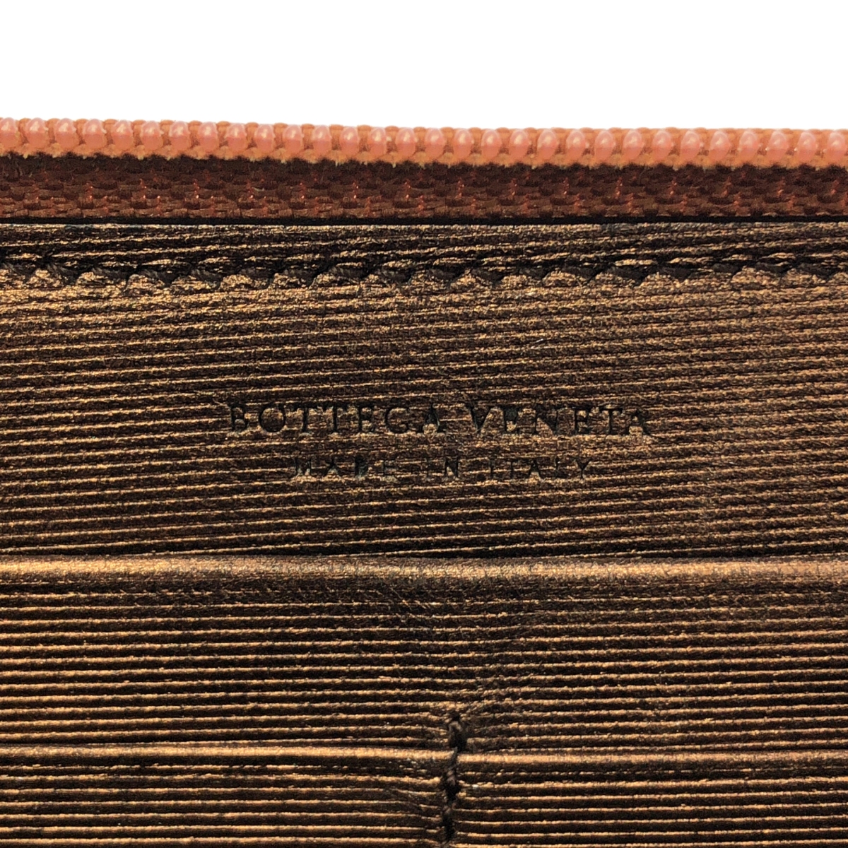 BOTTEGA VENETA / ボッテガヴェネタ イントレチャート ラウンドジップ ロング ウォレット