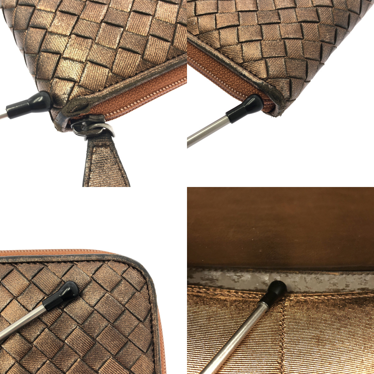 BOTTEGA VENETA / ボッテガヴェネタ イントレチャート ラウンドジップ ロング ウォレット