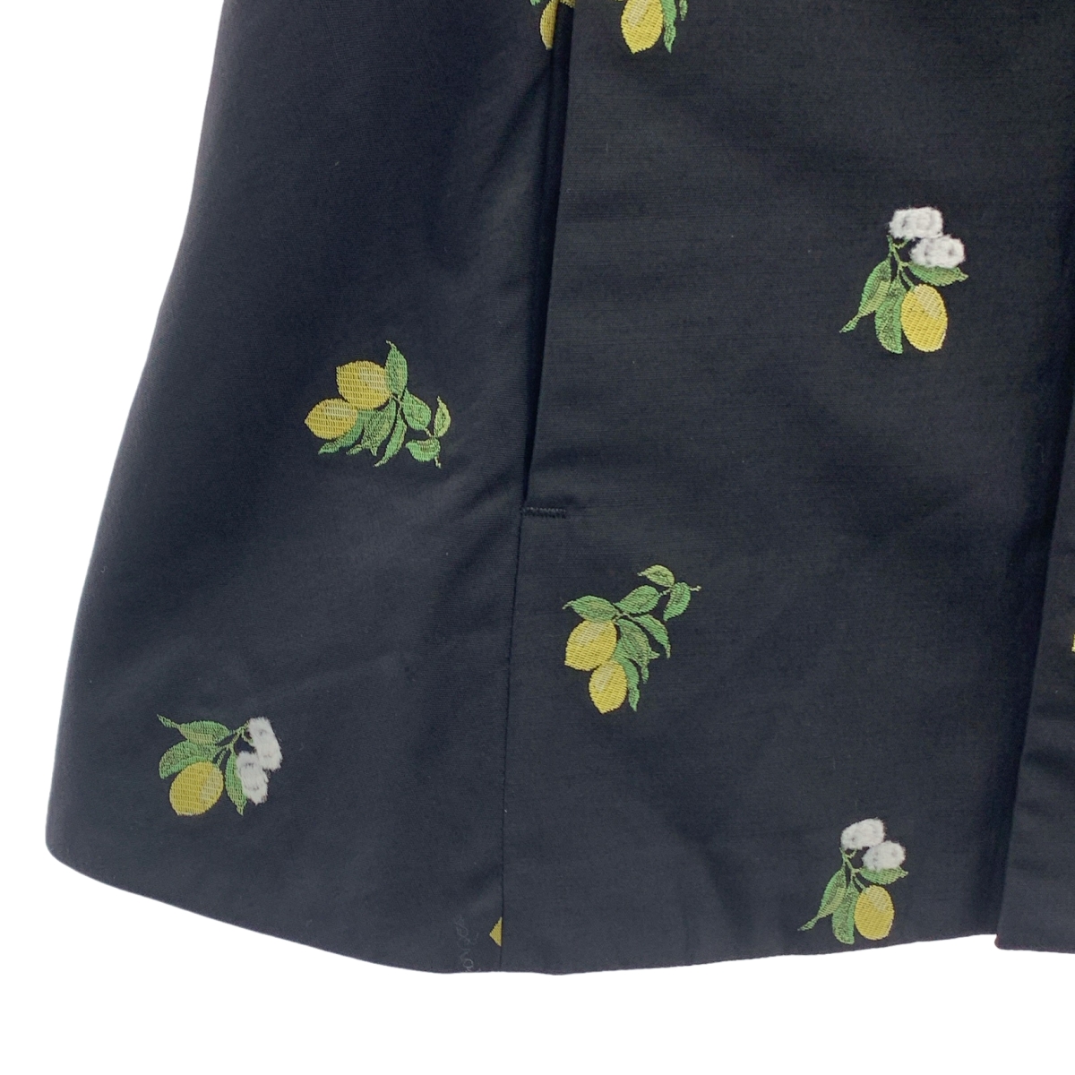 LOEFF / ロエフ レモン ジャガード ベスト ブラウス / 総裏地