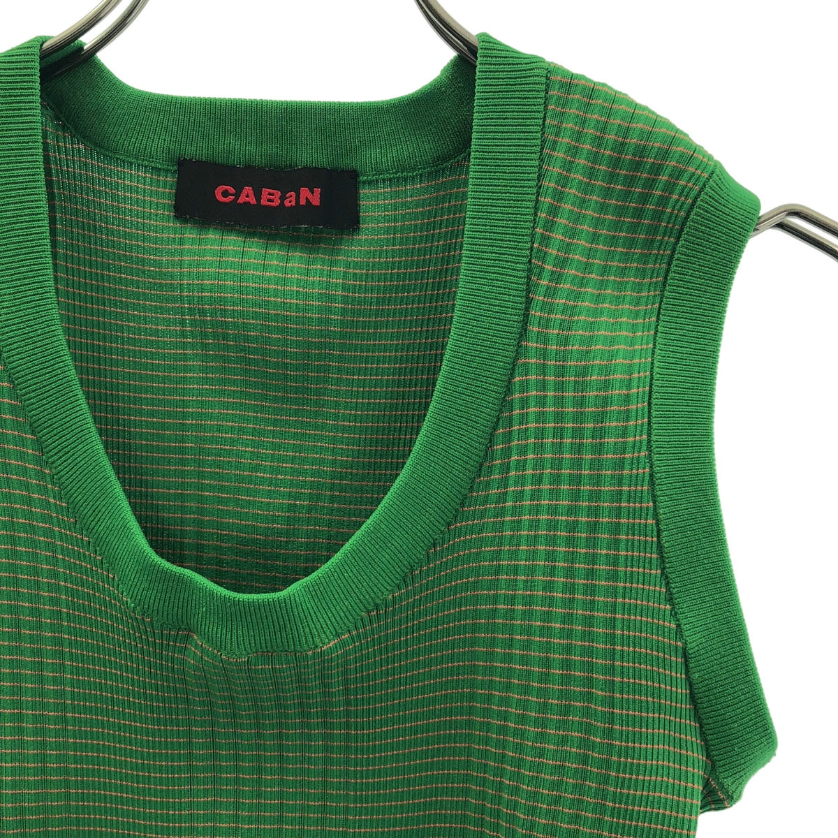 CABaN / キャバン ポリエステル クルーネック ノースリーブ カットソー