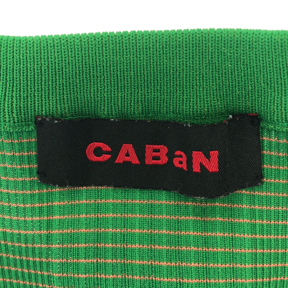 CABaN / キャバン ポリエステル クルーネック ノースリーブ カットソー