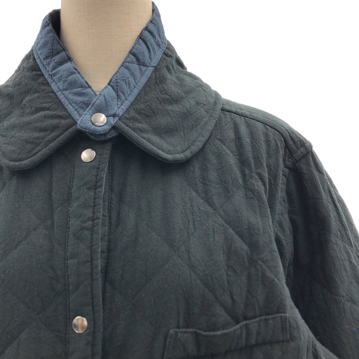 madder madder / マダマダ 着脱可付け襟 / エミリーリバーシブルキルティングコート