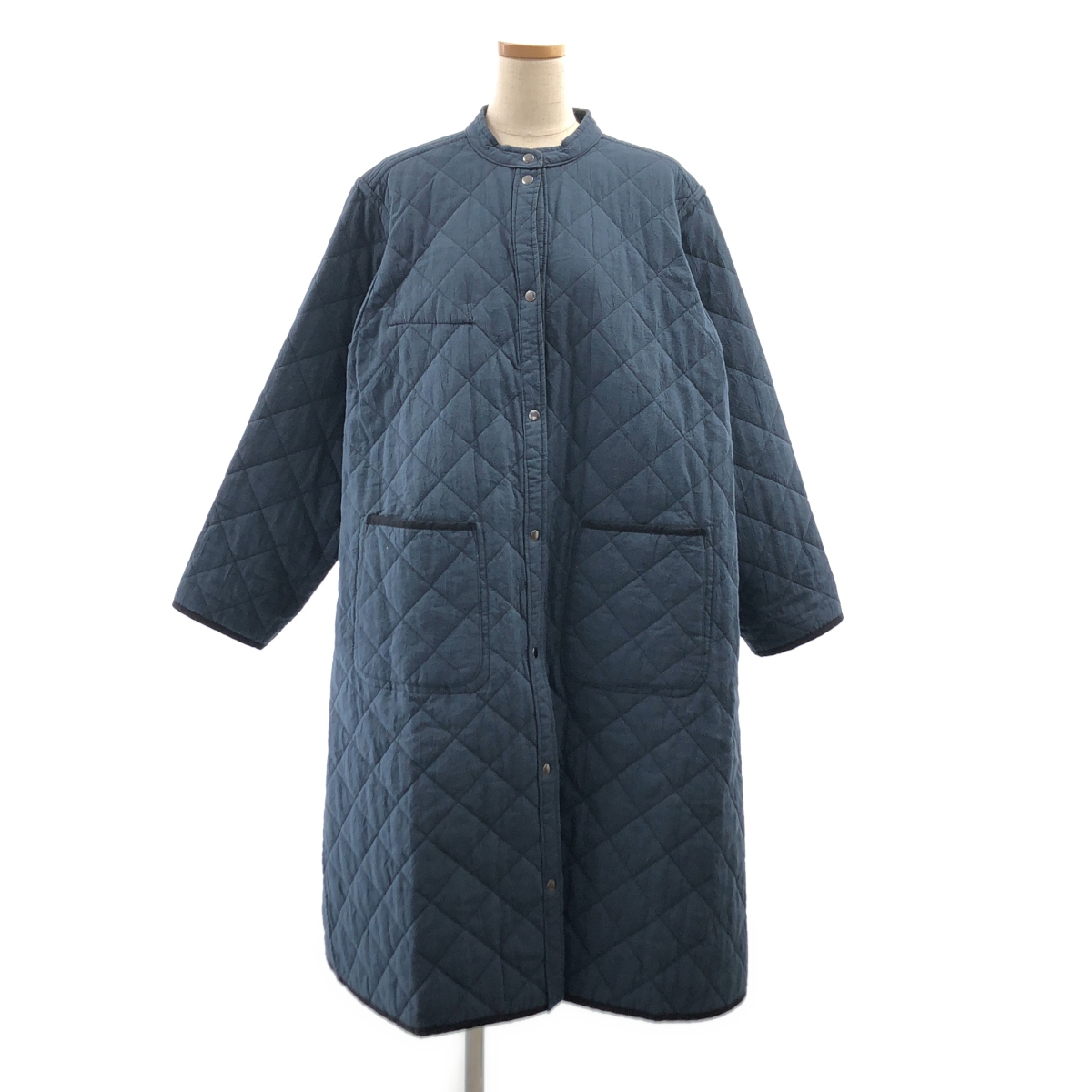 madder madder / マダマダ 着脱可付け襟 / エミリーリバーシブルキルティングコート