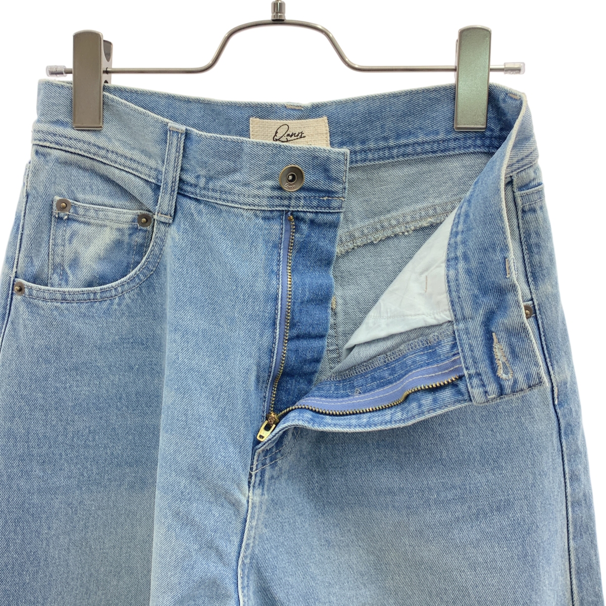 その他 カットオフ ワイド デニム パンツ