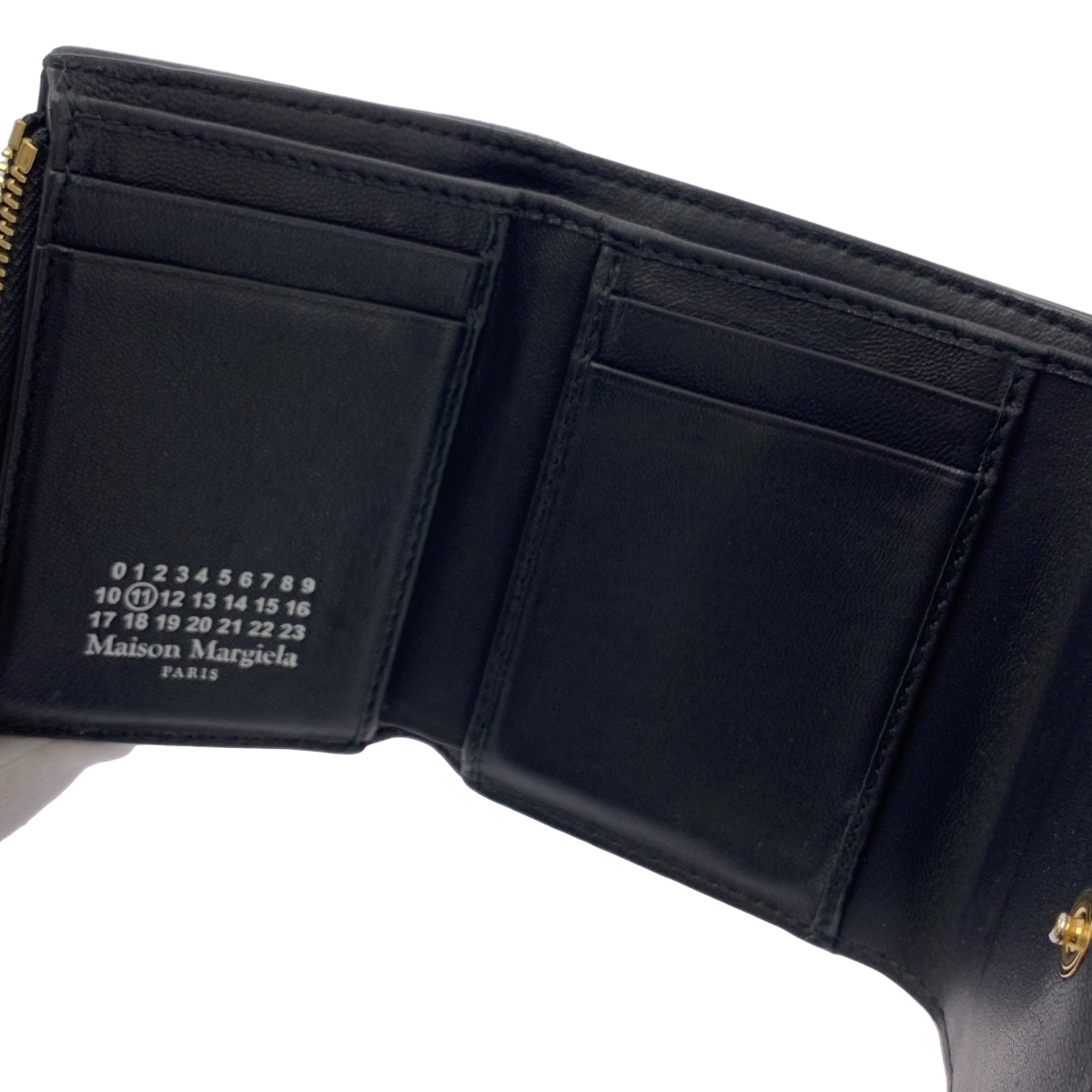 Maison Margiela / メゾンマルジェラ GLAM SLAM / グラムスラム レザー コンパクト ウォレット 財布