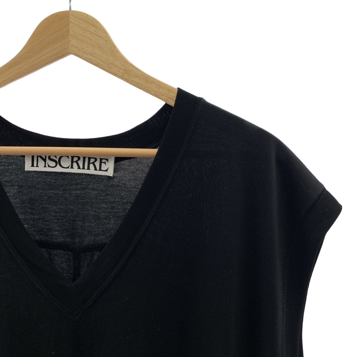 INSCRIRE / アンスクリア コットン レーヨン オーバーシルエット ワンピース