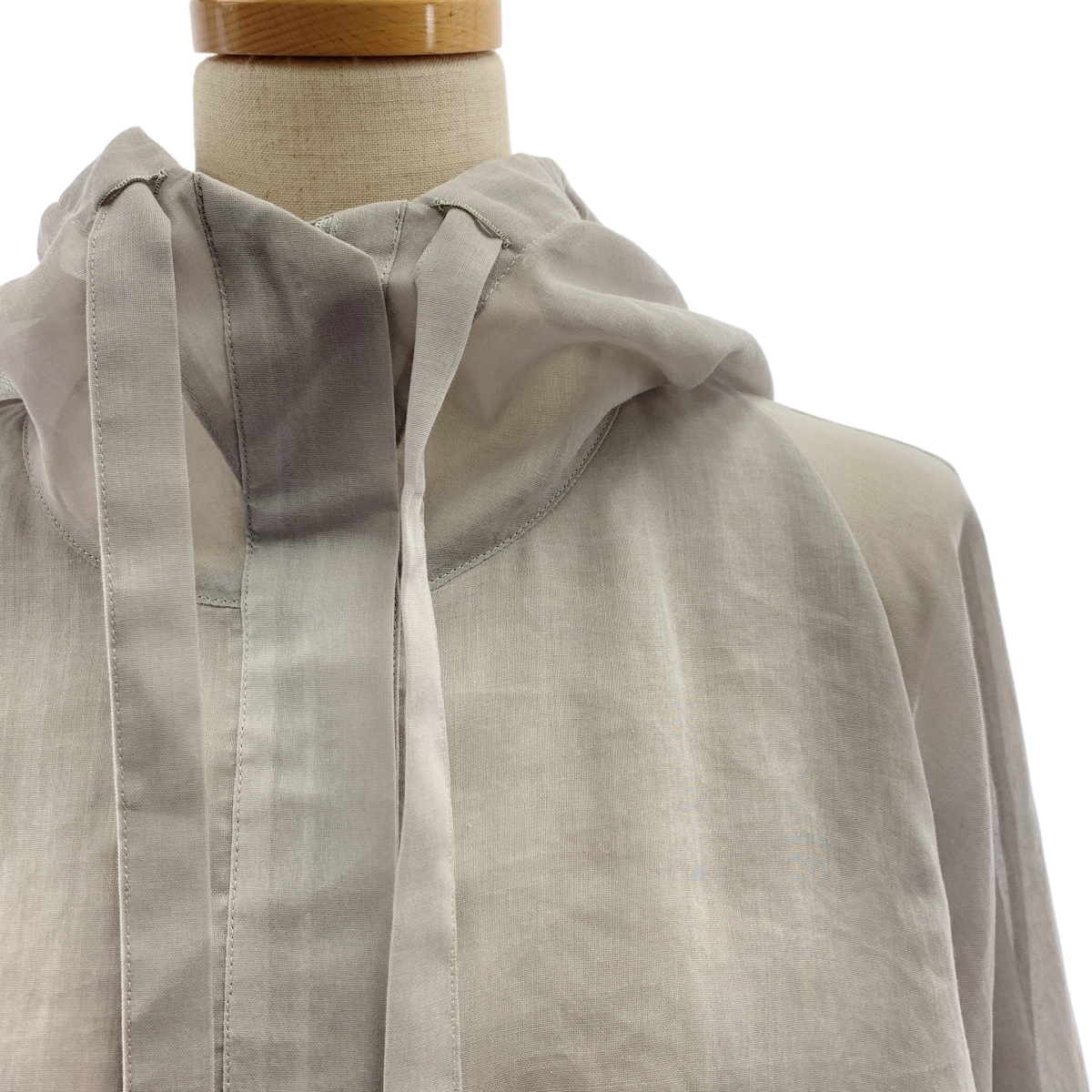 ebure / エブール ソフトオーガンジーパーカー