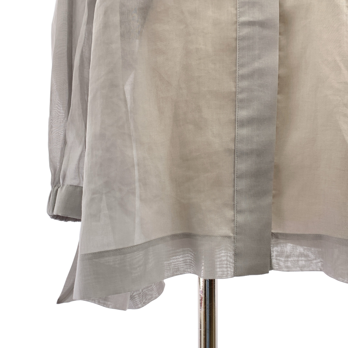 ebure / エブール ソフトオーガンジーパーカー