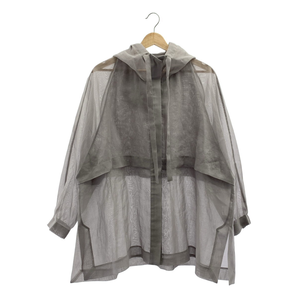ebure / エブール ソフトオーガンジーパーカー