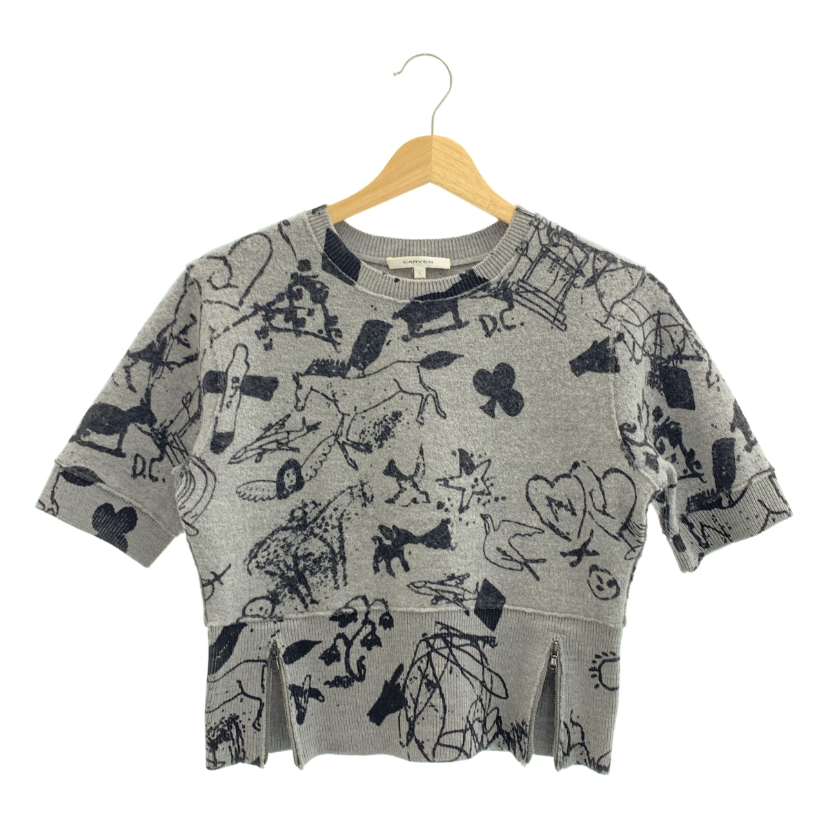 CARVEN / カルヴェン ウール 総柄