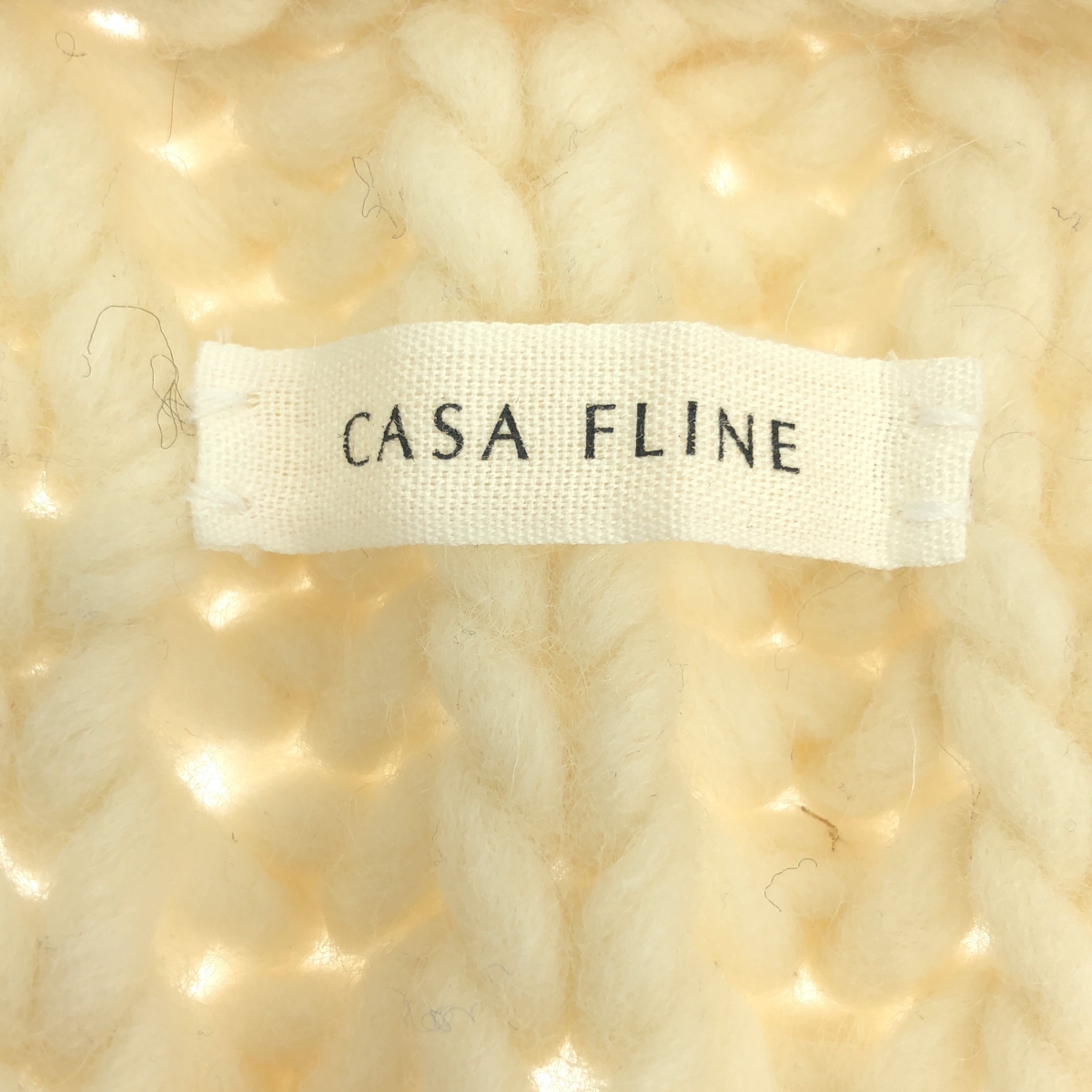 CASA FLINE / カーサフライン LOW GAUGE HAND KNIT CARDIGAN / ローゲージハンドニットカーディガン