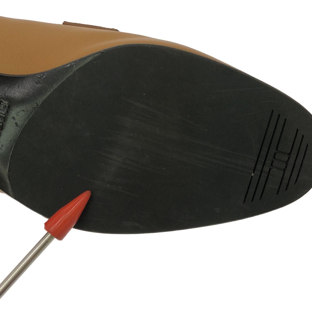 HERMES / エルメス ロワイヤル コンスタンス Hロゴ / レザー キルト フリンジ ローファー 革靴