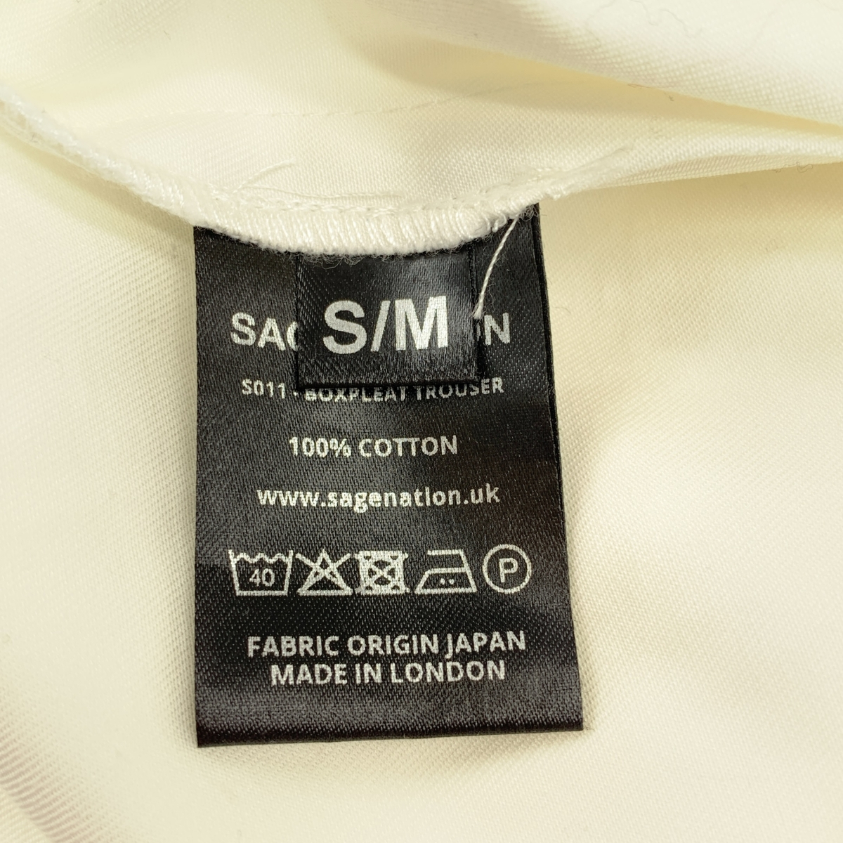 その他 BOXPLEAT TROUSER ボックスプリーツ パンツ