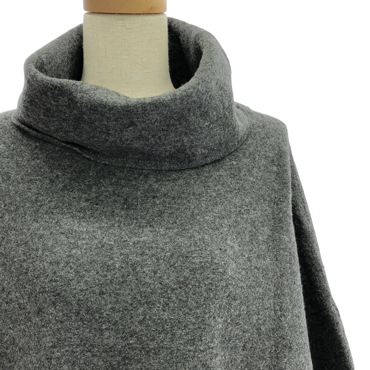 45r / フォーティファイブアール フロートニットの縮絨ドレス プルオーバ ワンピース