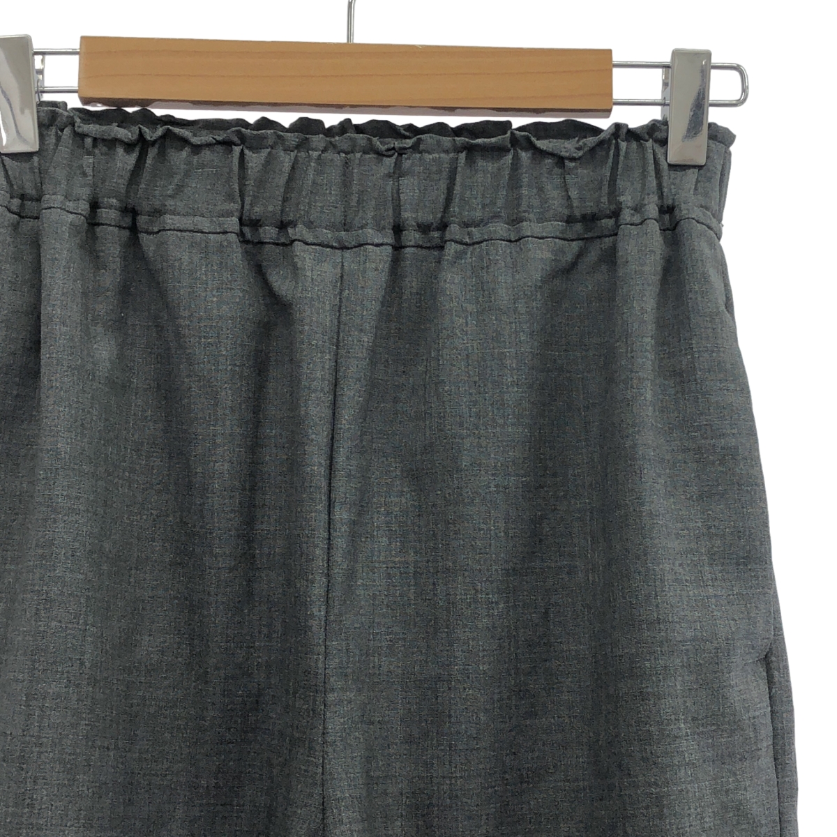 ENFOLD / エンフォルド BALLOON ELASTIC TROUSERS ウール スラックス
