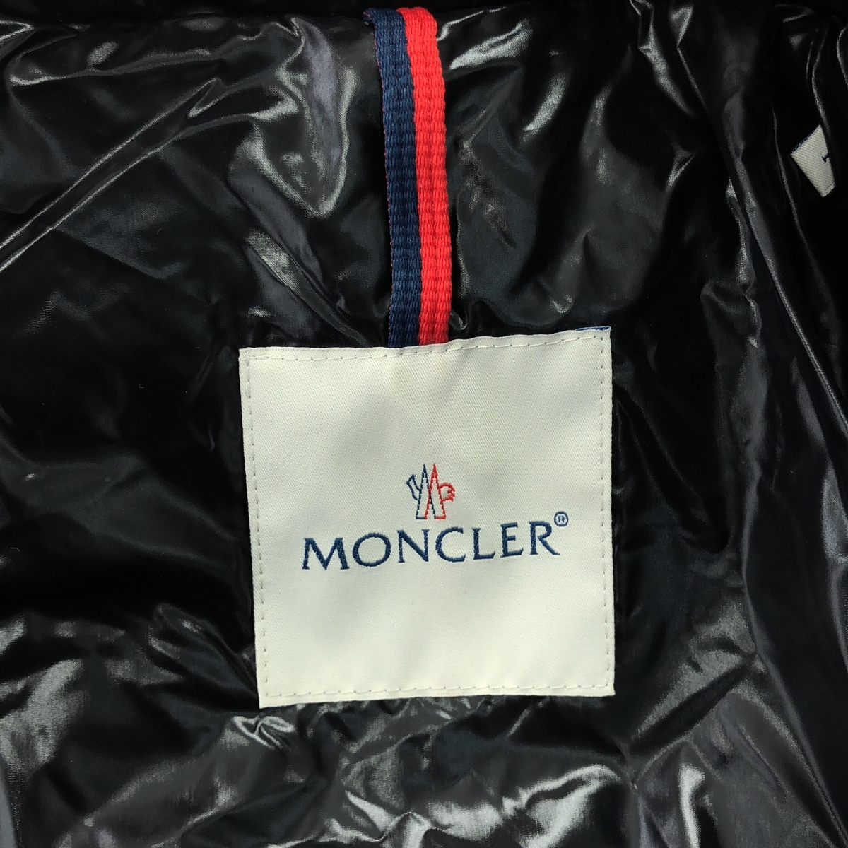 MONCLER / モンクレール ワッペン付 ビックボタン ダブルジップ ダウンジャケット